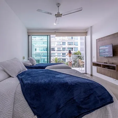 Apartamento Serna Place - 311 Morros Epic Acceso Directo Playa Cartagena